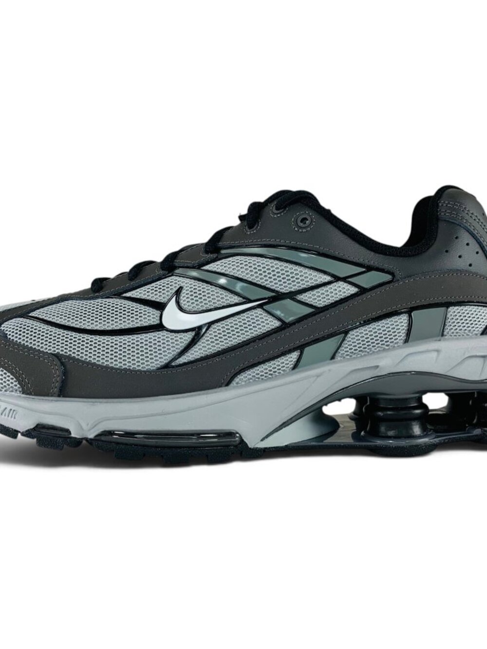 Nike Shox Ride 2 Light Smoke Grey Black Sneakers Men's Shoes IO4296-001